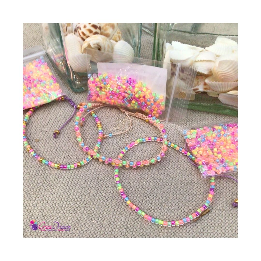 Extra pictures miyuki seed beads 11/0 - neon party